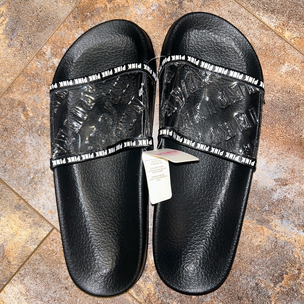 PINK clear top slides